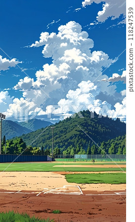 country baseball field 118247539