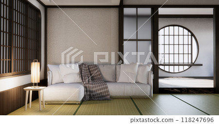 sofa armchair minimalist design muji style.3D rendering sofa armchair minimalist design muji style.3D rendering 118247696