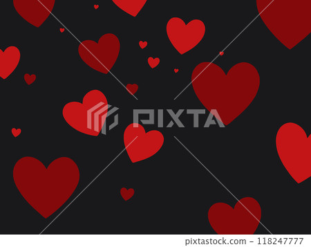 Valentines Day vector background in minimalist 118247777