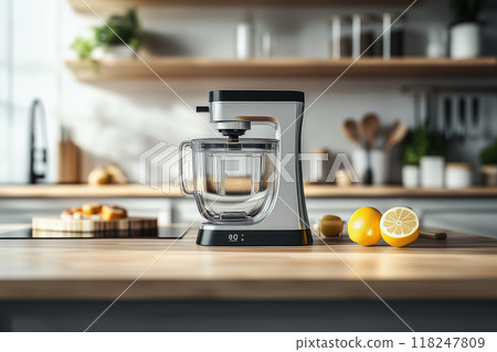 Modern Stand Mixer in a Stylish Kitchen Modern Stand Mixer in a Stylish Kitchen 118247809