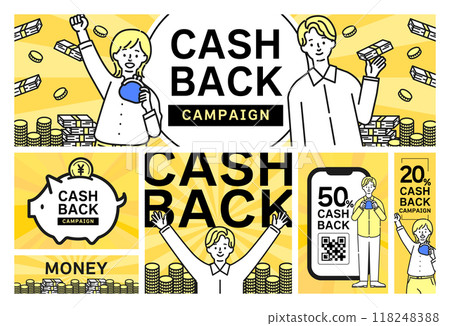 Money and people illustration set_1 118248388