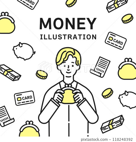 Money and people illustration background_2 118248392
