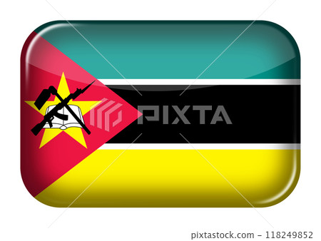 Mozambique web icon rectangle button Mozambique web icon rectangle button 118249852