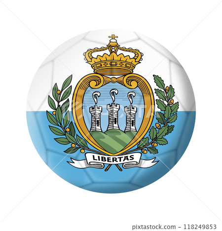 San Marino soccer ball football 118249853
