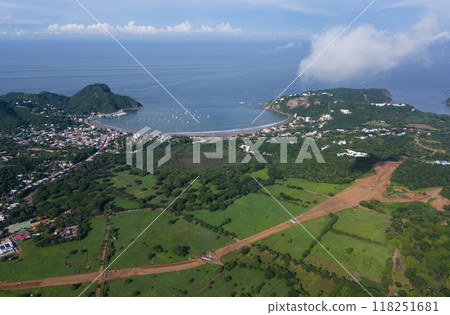 Building new road near San Juan Del Sur 118251681