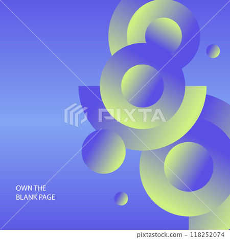 Futuristic gradient circles and halfcircles background. Circle shapes composition. Vector dynamic illustration Futuristic gradient circles and halfcircles background. Circle shapes composition. Vector dynamic illustration 118252074