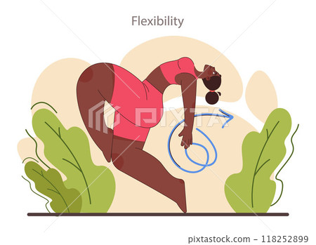 Character adaptability and flexibility. Quick respond to changes and performance adjusting. Soft skills and self-development for career growth. Flat vector illustration Character adaptability and flexibility. Quick respond to changes and performance adjusting. Soft skills and self-development for career growth. Flat vector illustration 118252899