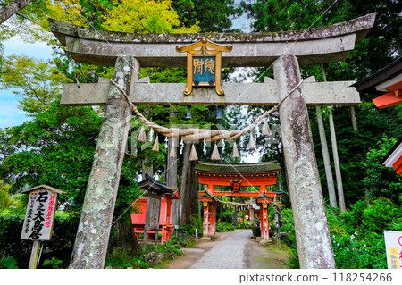 Takkoku-no-Iwaya Bishamon-do Large Stone Torii 118254266