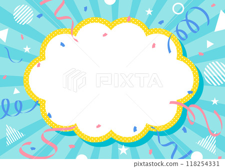 流行多彩語音氣泡背景素材 118254331