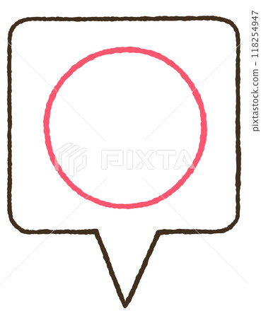 僅簡單語音氣泡圖示線 118254947