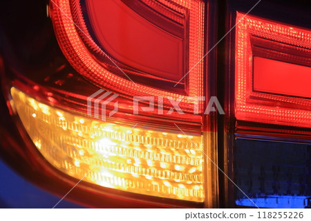 Car tail lights 118255226