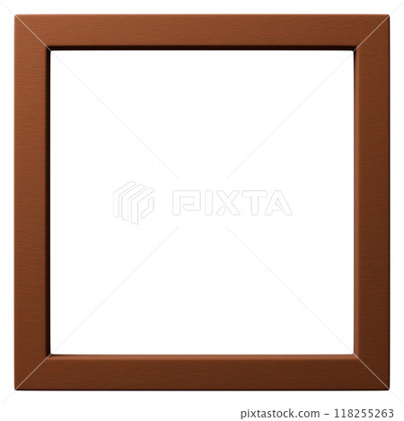 3D material_wooden frame_square 3D material_wooden frame_square 118255263