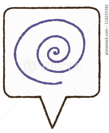 Simple speech bubble icon Simple speech bubble icon 118255392
