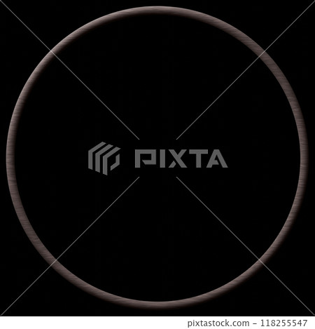 3D material_wooden frame_round 3D material_wooden frame_round 118255547