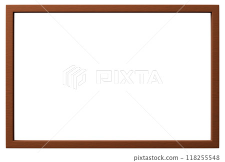 3D material_wooden frame_square 3D material_wooden frame_square 118255548