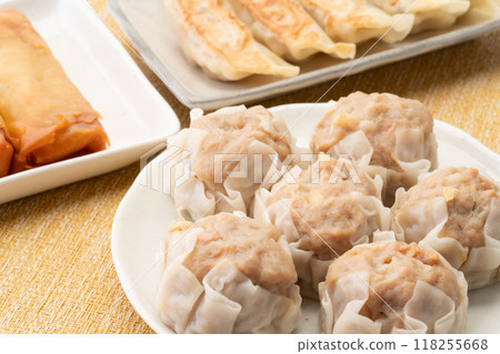 點心套餐中的燒麥特寫 118255668