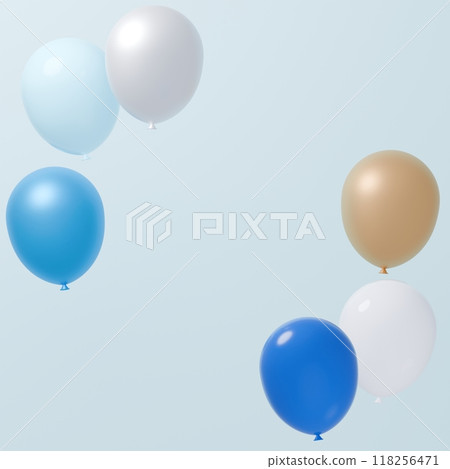 Background material_balloon_light blue Background material_balloon_light blue 118256471
