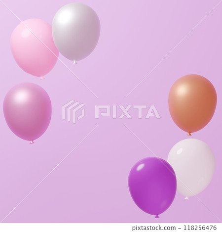 Background material_balloon_purple 118256476