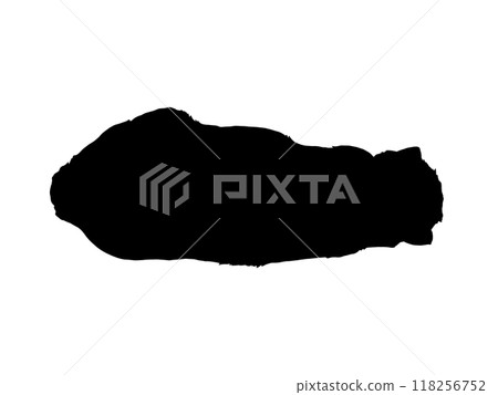 Silhouette illustration of a cat sleeping backwards Silhouette illustration of a cat sleeping backwards 118256752