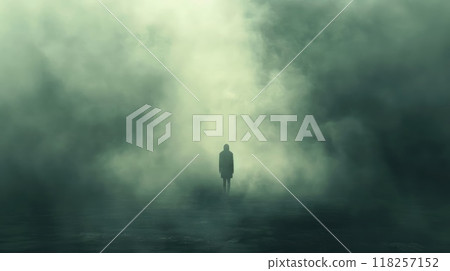 Depression and anxiety in ethereal fog, Misty dreams of anxious hearts 118257152