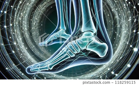 全息圖人體踝關節 118259115