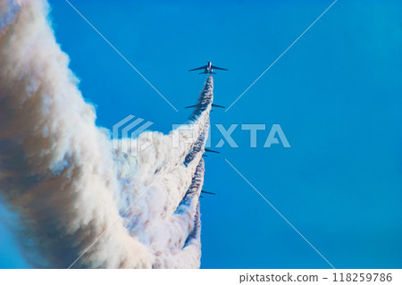 航空自衛隊「藍色衝擊力」展示飛行 航空自衛隊「藍色衝擊力」展示飛行 118259786