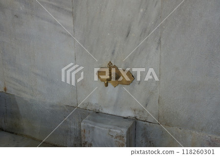 Wudu washing area at the Blue Mosque, Istanbul, Turkey Wudu washing area at the Blue Mosque, Istanbul, Turkey 118260301