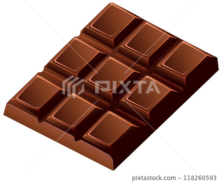 Delicious Chocolate Bar Illustration Delicious Chocolate Bar Illustration 118260593