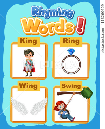 Rhyming Words for Kids Rhyming Words for Kids 118260609
