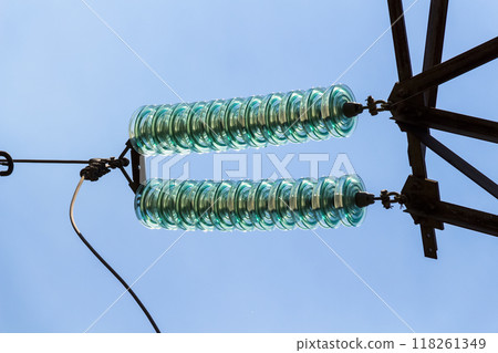 High voltage electrical lines High voltage electrical lines 118261349