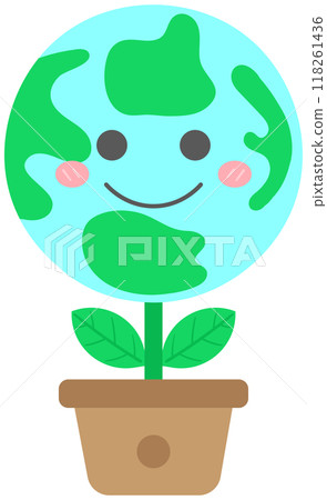 Cute ecology world earth day elements Protect our earth Cute ecology world earth day elements Protect our earth 118261436