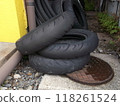 Scrapped bike tires 118261524