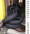 Scrap tires 118261526