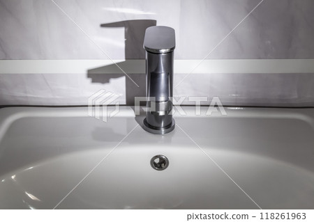 Sink in the bathroom Sink in the bathroom 118261963