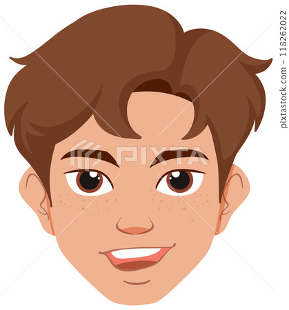 Smiling Young Man Illustration Smiling Young Man Illustration 118262022