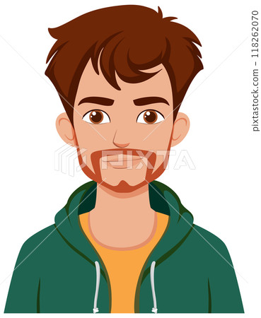Young Man with Brown Hair Young Man with Brown Hair 118262070