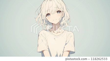 一個穿著時髦衣服的女孩的插圖 118262533