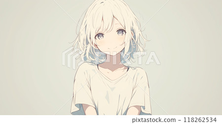 一個穿著時髦衣服的女孩的插圖 118262534