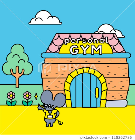 Nezumi-san opens a new personal gym Nezumi-san opens a new personal gym 118262786