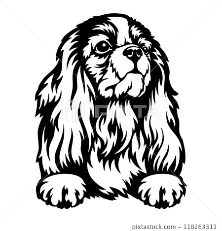 Peeking Spaniel - Dog lover owner gift - Dog cut file - Peeking Dog Cut Stencil Peeking Spaniel - Dog lover owner gift - Dog cut file - Peeking Dog Cut Stencil 118263311