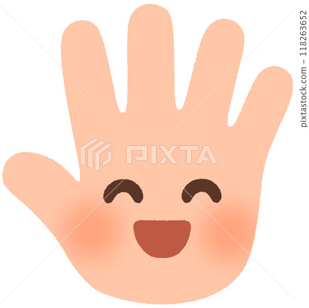 手形_微笑 手形_微笑 118263652