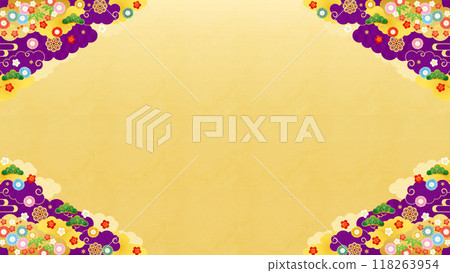 背景素材-早春框架14-1 118263954