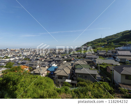 Takao in Kashiwara City, Osaka Prefecture, where vineyards spread Takao in Kashiwara City, Osaka Prefecture, where vineyards spread 118264232