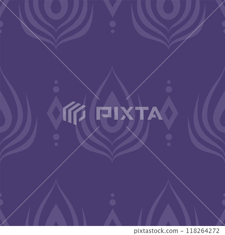 亞洲風格的無縫模式。壁紙. 118264272