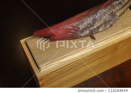 Japanese bonito flakes, shavings 118264649