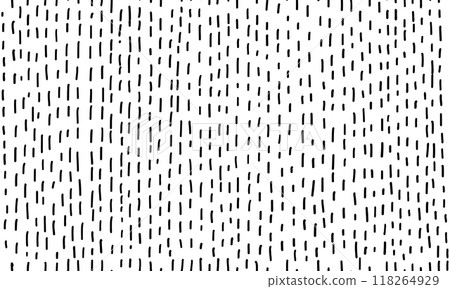 Simple background with small black lines. Vector seamless pattern with hand drawn abstract texture. 118264929