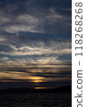 Sunset over the lake 118268268