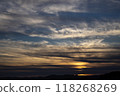 Sunset over the lake 118268269