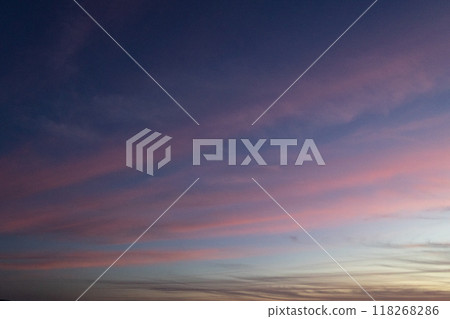 美麗的夕陽天空 美麗的夕陽天空 118268286