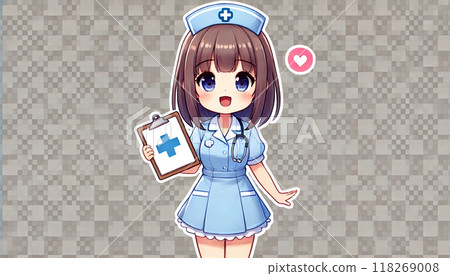 一個可愛的護士的插圖 118269008